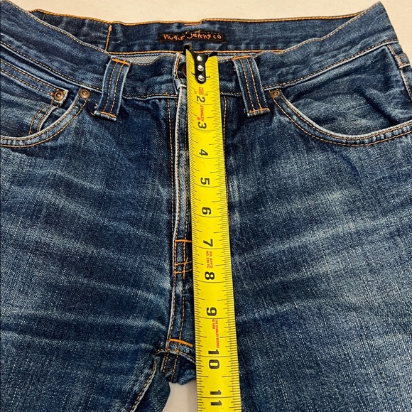 NUDIE JEANS STEADY EDDIE MENS ORGANIC COTTON BUTTON FLY JEANS 30x32 - Picture 13 of 16